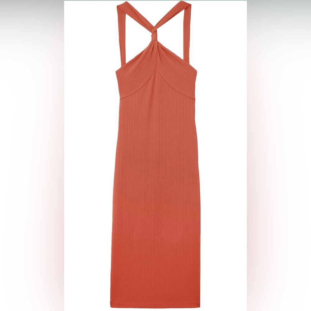 Club Monaco Women's Verigated Rib Knit Dress Size L - Picture 5 of 8